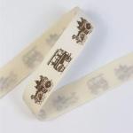 Single Face RPET Recycled Cotton Ribbon 100% Cotton 10mm-100mm Custom Printed