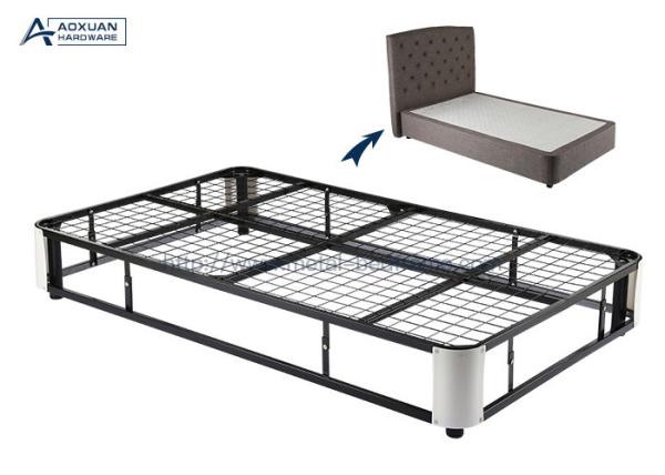 Buy cheap Stress Free Assembly Collapsible Metal Bed Frame , Foldable Metal Twin Bed Frame from wholesalers