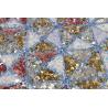 Buy cheap Draped Bridal Lace By The Yard 140cm Width Luminous Breathable LTWT from wholesalers