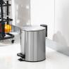 Buy cheap 3L 5L 12L 20L 30L Iron Pedal Round Stainless Steel Trash Bin With Thin Lid Capacity from wholesalers