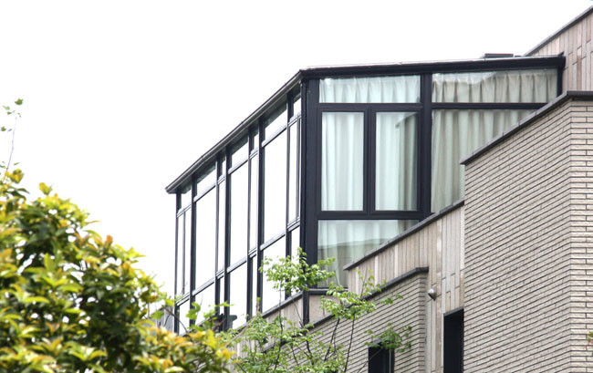 Soundproofed Aluminum Casement Windows with Good Airtightness