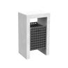Buy cheap EN840 Certificate Stand Lid 30L Steel Outdoor Trash Can from wholesalers