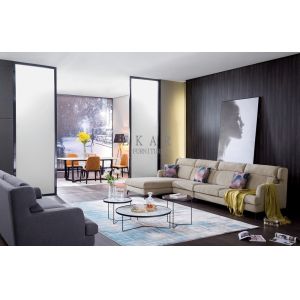 Buy cheap European Style Modern L Shaped Design Couch Sofa Set from wholesalers