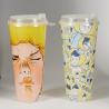 Buy cheap Customized Logo Round Disposable Plastic Cup With Lid for Restaurants from wholesalers