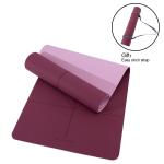 Lightweight Thermoplastic Elastomer Yoga Mat / Printed Pvc Free Yoga Mat