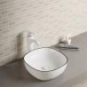Buy cheap 19x19 12x12 Round Drop In Bathroom Sink Basin Rustic Orange Red White Grey from wholesalers