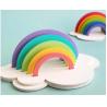 Buy cheap wooden Rainbow paint kit DIY kid craft rainbow decor laser cut wood from wholesalers