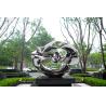 Buy cheap Mirror Finish Outdoor Contemporary Metal Sculpture For Square Decoration from wholesalers