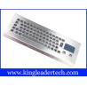 Buy cheap 64 Keys Industrial Desktop Keyboard , Metal Keyboard With Touchpad from wholesalers