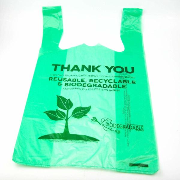 Buy cheap 40% Bio Based Compostable Vegetable Bags Corn Starch Material Green Color from wholesalers