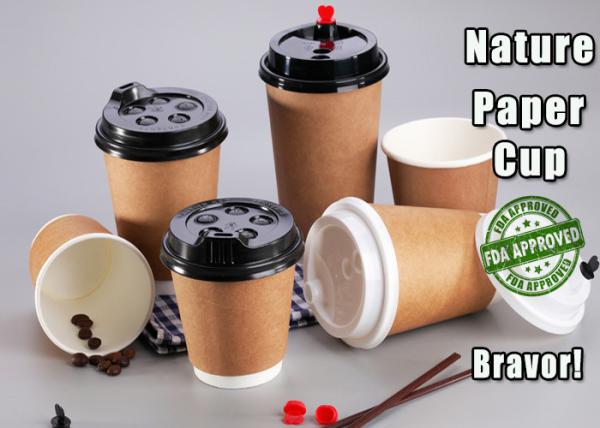 Buy cheap Skid Resisting Kraft Paper Cups 300ml Food Grade Printing For Coffee / Tea from wholesalers