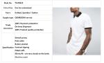 clothing factory men white slim fit tennis polo shirt cotton with contrast rib