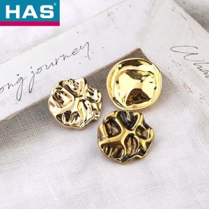 Buy cheap 25mm Gold Metal Buttons Fashionable Metal Buttons For Jacket from wholesalers