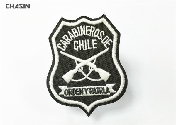 Buy cheap Green Twill Military Embroidered Patches With Merrowed Border , Stitch Border from wholesalers