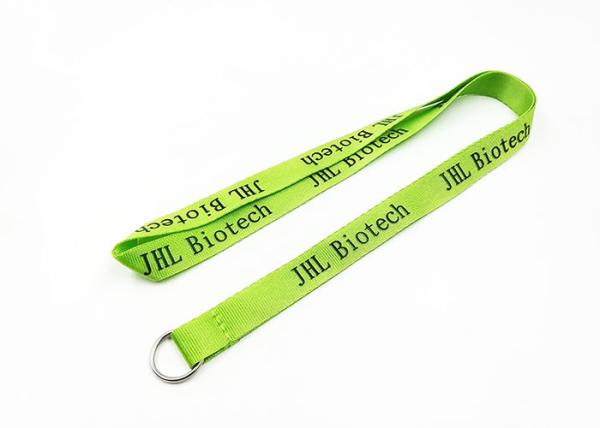 Strong Durable Custom Nylon Lanyards , Personalized Id Lanyard Comfortable To