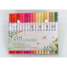 Buy cheap Amazon double head hook line color marker soft head watercolor pen for children gift painting set from wholesalers