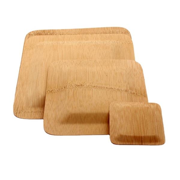 Buy cheap TUV 6'' To 10'' Disposable Craft Palm Leaf Bamboo Plates from wholesalers