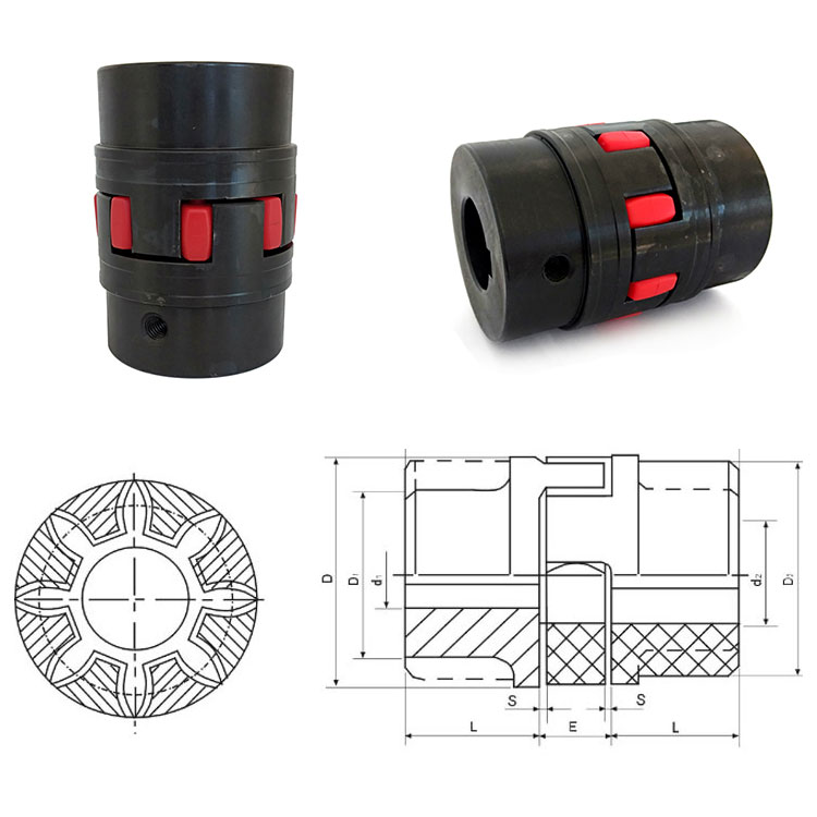 Good quality XL Flexible coupling rubber star coupling pretty competitive price