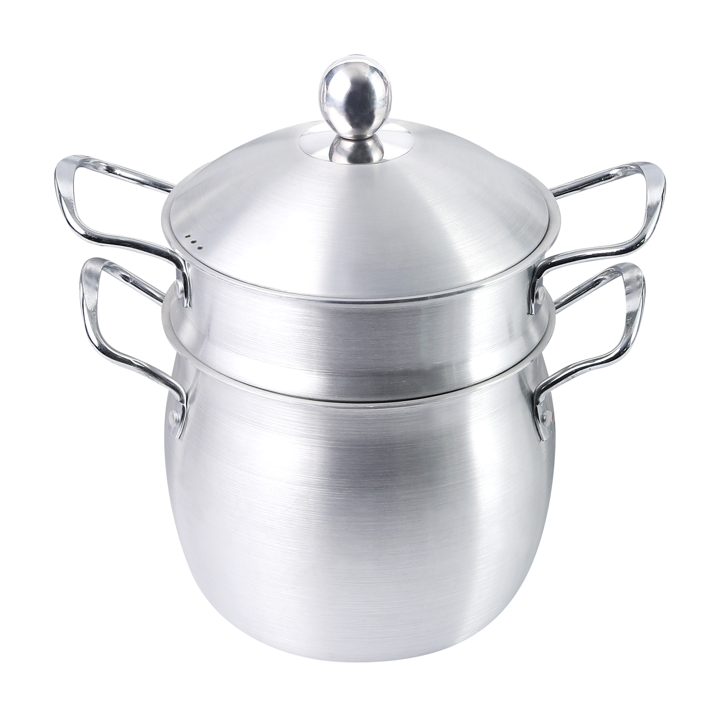 Cover Bead Glass Cover Bulging Aluminum Steamer Pot Sustainable