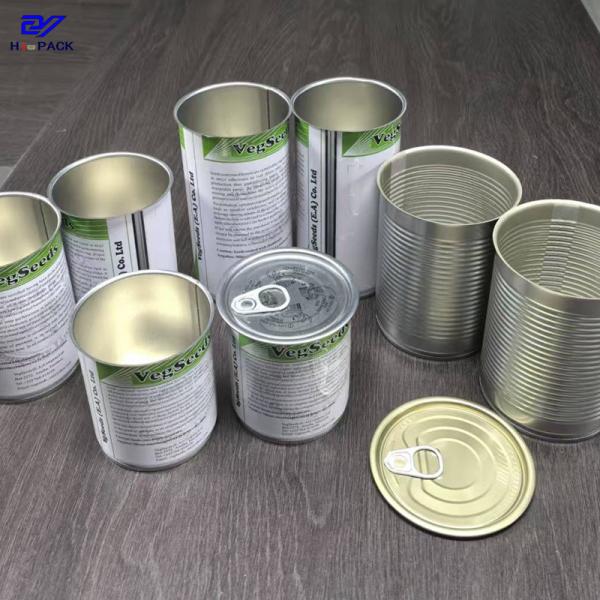 Buy cheap Food Grade Sauce Tin Can for Pet Food Packaging with BPA Free and Easy Open Lid from wholesalers