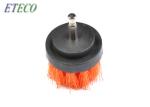 House Hold Round Red Drill Scrub Brush PP 2 Inch Quick Change Shafts