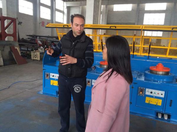 1.5mm 22kw - 110kw High Speed Wire Drawing Machine With Low And Medium Carbon