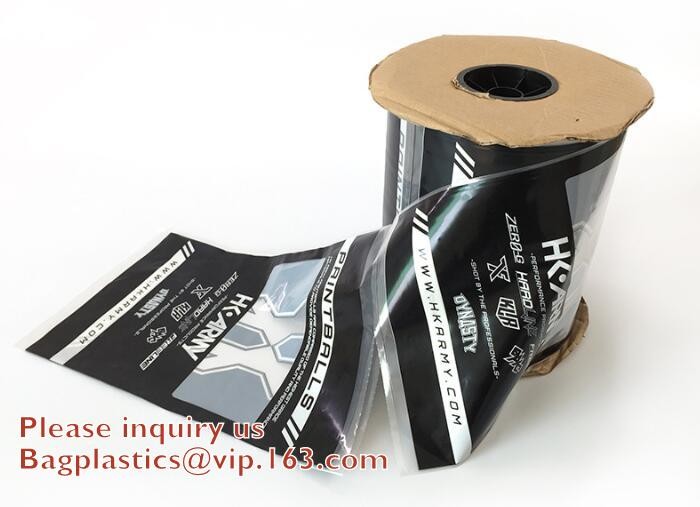 Auto Bags-White Opaque Front / Clear Back Bags for Autobag Machines,Preopened poly bag auto Bag on a roll,Accessories Pa