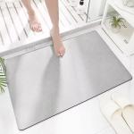 Buy cheap Customized Non Slip Bath Mat Sustainable Light Grey for Bathroom Floor Safety from wholesalers