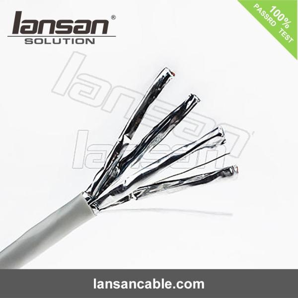 Buy cheap ETL LSZH Cat6A Lan Cable HDPE Insulation AL Mylar Gigabit Lan Cable from wholesalers