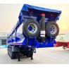 Buy cheap Van Type 4 Axles Hydraulic Side Dump Tractor Tipper Truck Dumper Tipper Semi Trailer from wholesalers