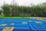 Colorful EPDM Rubber Running Track With Easy Installation Slip Resistant Surface