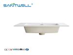 SWJ750 Bathroom Artificial Stone Basin Hotel Sanitary Ware Modern Design Styles