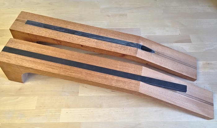 Pultruded D Shaped Carbon Fiber Tube For Guitar Neck Reinforcing
