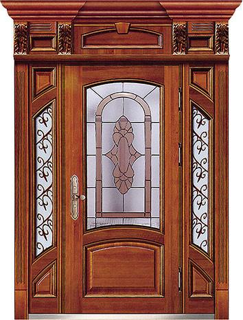 Buy cheap steel wood security armored door from wholesalers