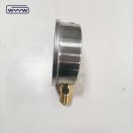 CE certificate pressure test hydraulic oil filling 4" radial manometer 4bar