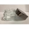 Buy cheap Square Bulk Glass Cream Jars / Cosmetic Cream Bottles Packaging Various Logo And Color from wholesalers