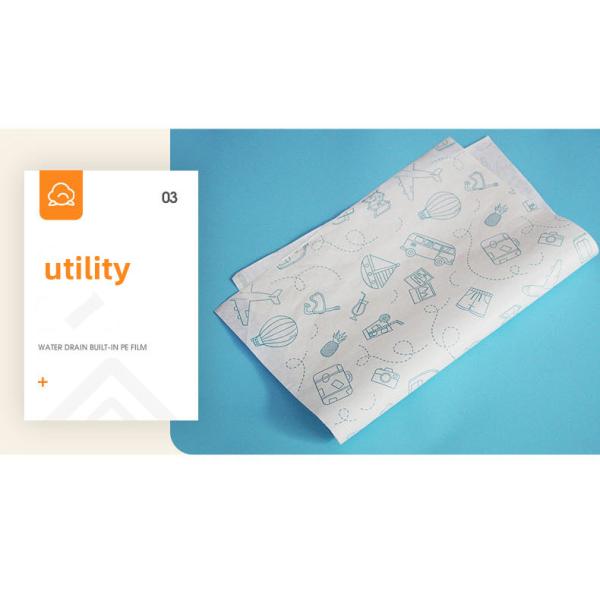 PE Coated Wax Greaseproof Food Wrapping Paper Fried Chicken Burger Packaging Personalized