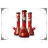 Buy cheap 7MM Thick Red Glass Beaker Bongs Rick And Morty Bong Smoiking Hookah Water Pipes from wholesalers