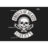 Buy cheap Heat Press 3D Metallic Motorcycle Club Patch Polyester Embroidered Biker Patches from wholesalers