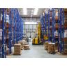 Buy cheap 5 Beam Level Very Narrow Aisle Racking 16.5 FT Height Palletised Warehouse System from wholesalers