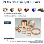 Flanged Tin Bronze Bushings CuSn8 Metric Size