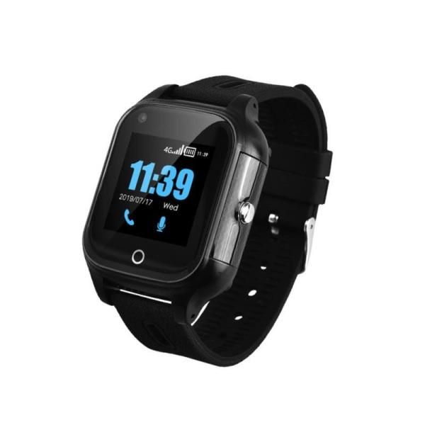 Buy cheap 4G GPS Kids Smartwatch Phone Black With Camera Voice Chat SOS Alarm 650 MAh from wholesalers