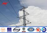Steel Electrical Power Pole Line Fitting Overhead Cross Arm / Angle Steel Cross