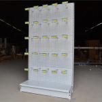 Factory custom color size metal single shelving white