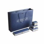 Gift Shopping Stand Up Kraft Paper Bag with Handle Eco Friendly OEM Availalbe
