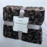 Buy cheap Long Plush Hair Sytle Fake Fur Blanket , Cozy Brushed Faux Fur Fleece Blankets from wholesalers