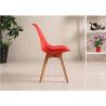 Buy cheap Red Beech Legs Tulip Dining Chair from wholesalers