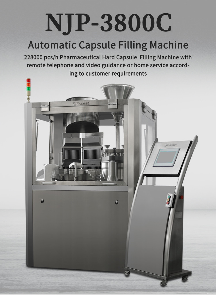 NJP3800 gel cap filling machine automatic pharmacy capsule machine