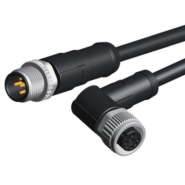 Buy cheap 3 4 5 6 8 Pin M8 Circular Connector , PA66 Waterproof Cable Connector IP67 from wholesalers