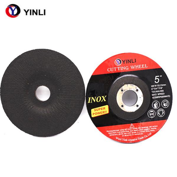Buy cheap Black Stainless Steel Cutting Disc 4 Inch Angle Grinder Discs 105x1x16mm from wholesalers